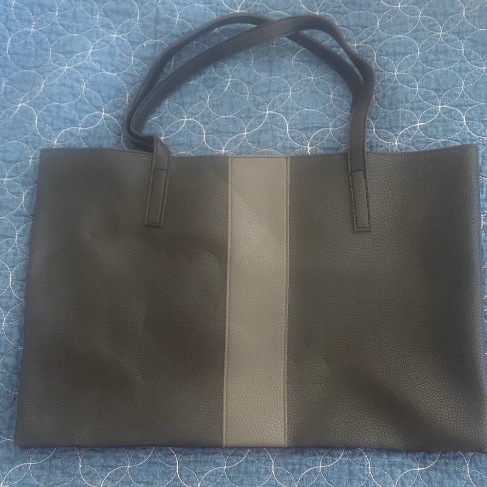 Elegant Black and Gray Women's Tote Bag